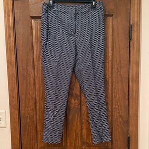 Chico's Cropped Patterned Dress Pants